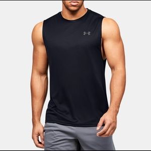 Under Armour Men's Muscle Tank Size Xl, Black